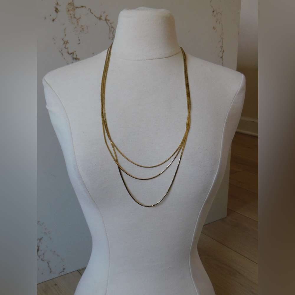 Chic Layered Gold and Silver Necklace